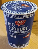 Bio Joghurt nach griechischer Art