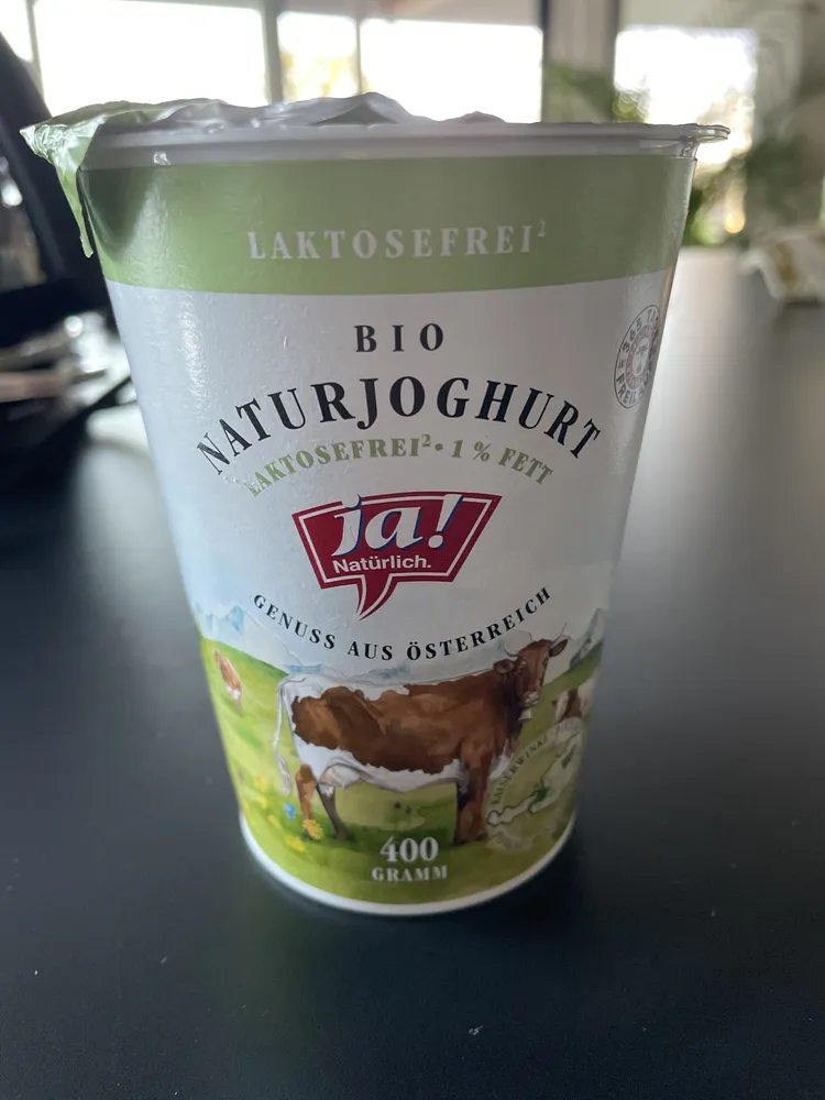 Bio Naturjoghurt Laktosefrei