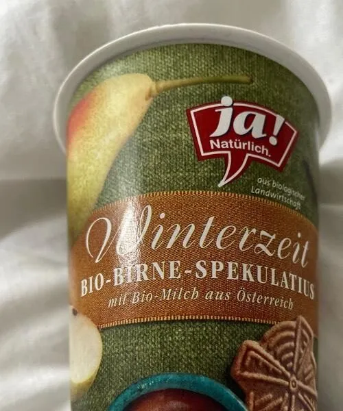 Bio Birnen Spekulatius Joghurt