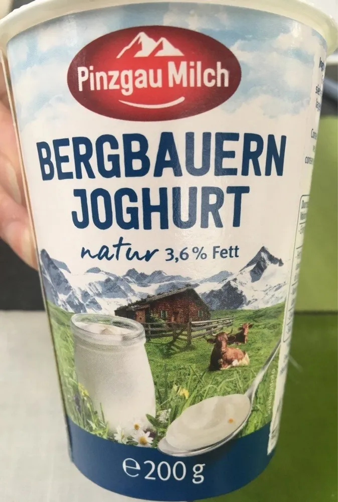 Bergbauern Joghurt Natur 3,6% Fett
