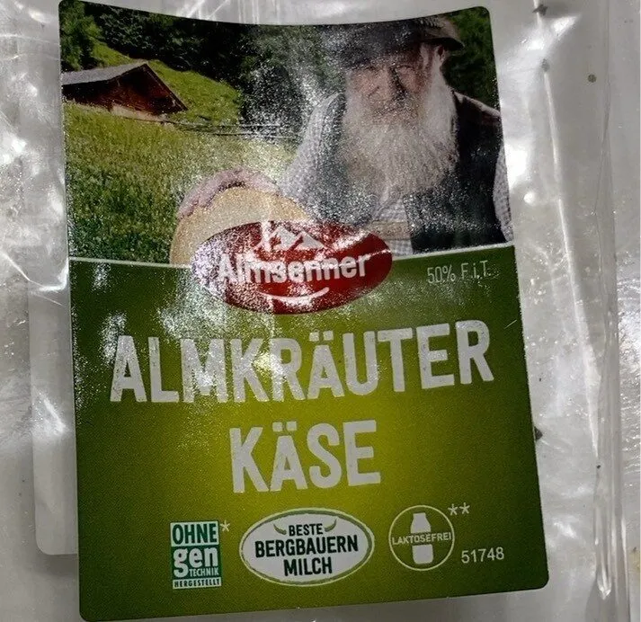 Sennkäse Almkräuter