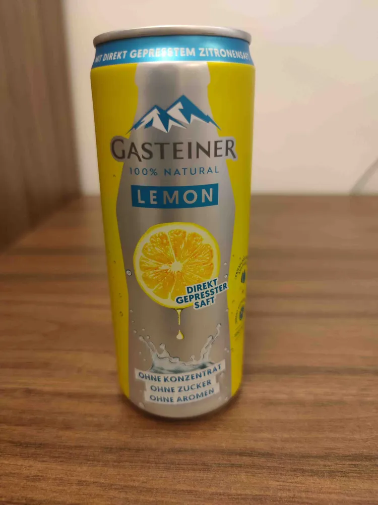 Mineralwasser Lemon
