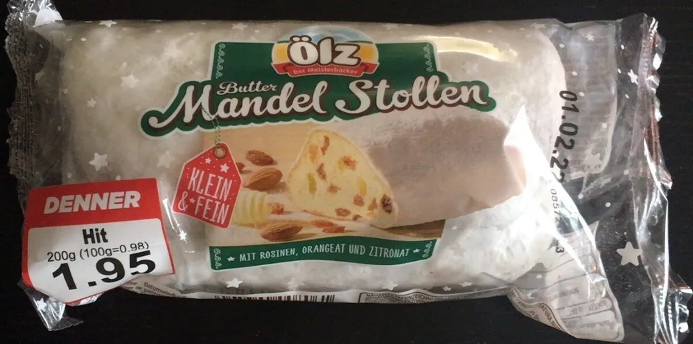 Butter Mandel Stollen