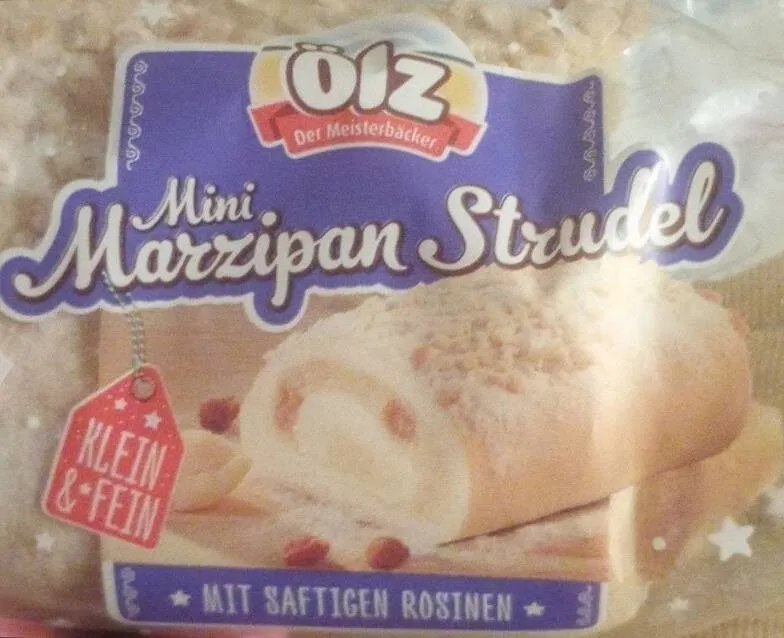 Mini Marzipan Strudel mit saftigen Rosinen