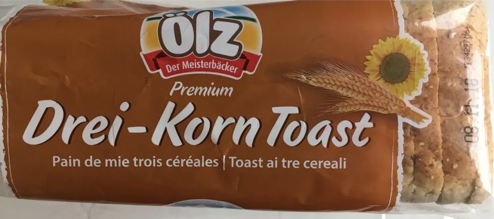 Pain de mie trois céréales