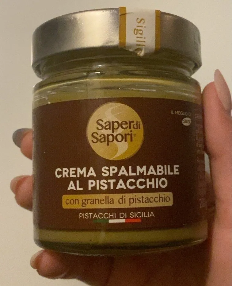 Crema spalmabile al pistacchio