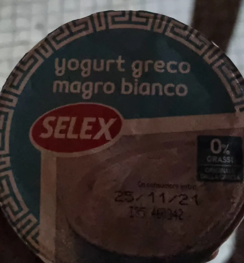 Yogurt greco magro bianco