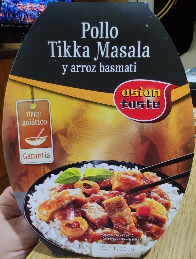Chicken Tikka Masala y arroz basmati