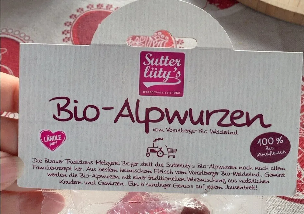 Bio alpenwurzen
