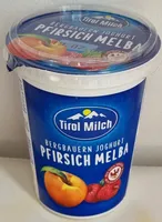 Bergbauern-Joghurt Pfirsich Melba