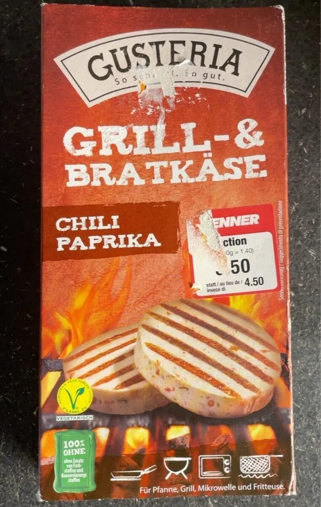 Grill- & Bratkäse Chili Paprika