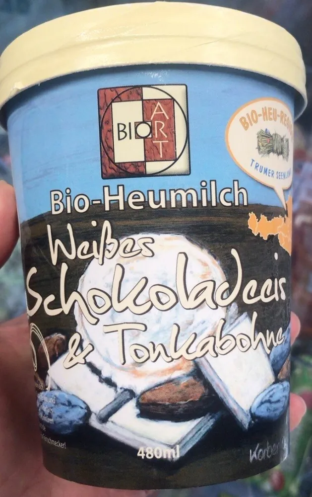 Bio heumilch shokoladis and tokabohne