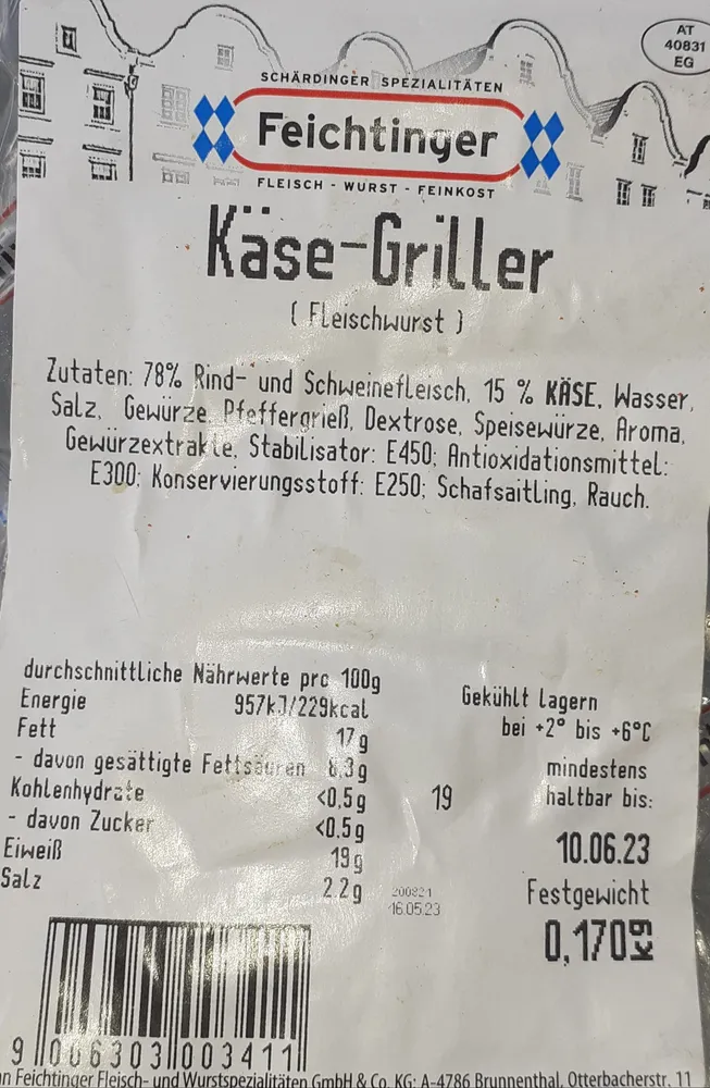 Feichtinger Käse-Griller