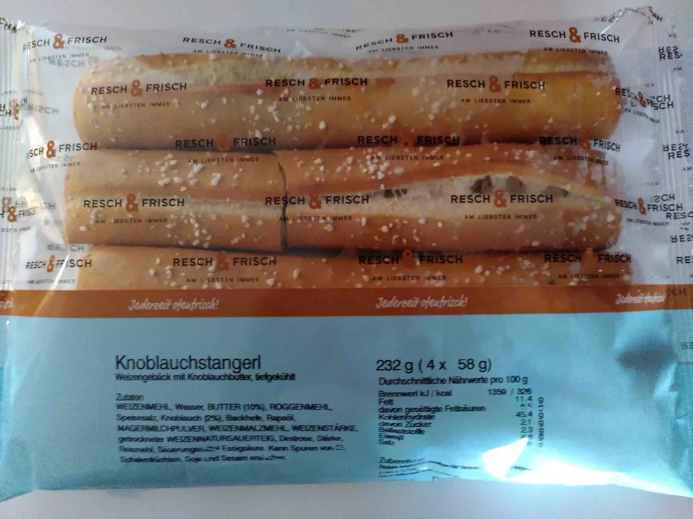 Knoblauchstangerl
