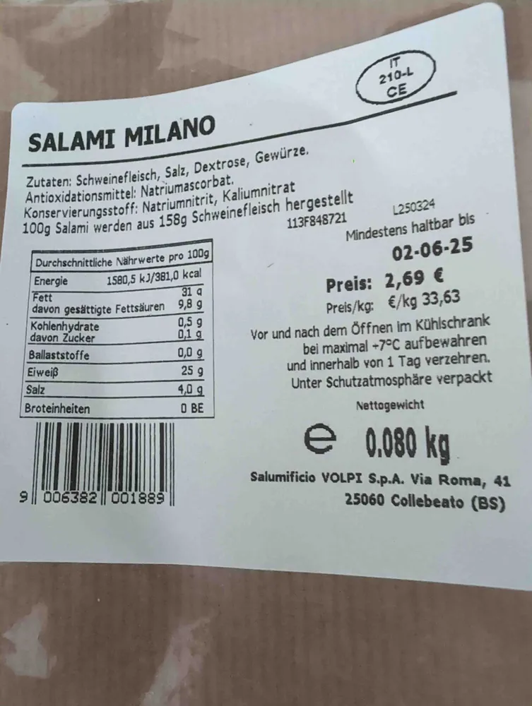 Salami Milano