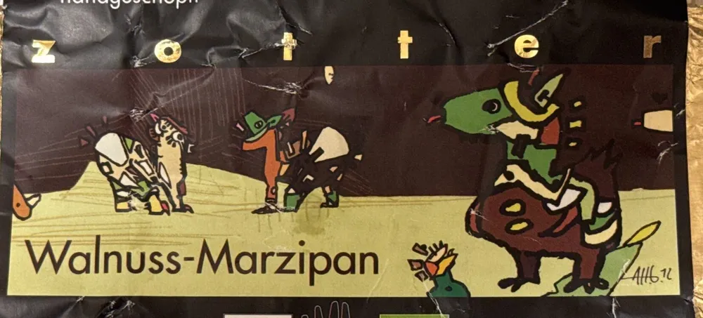 Walnuss-Marzipan Schokolade