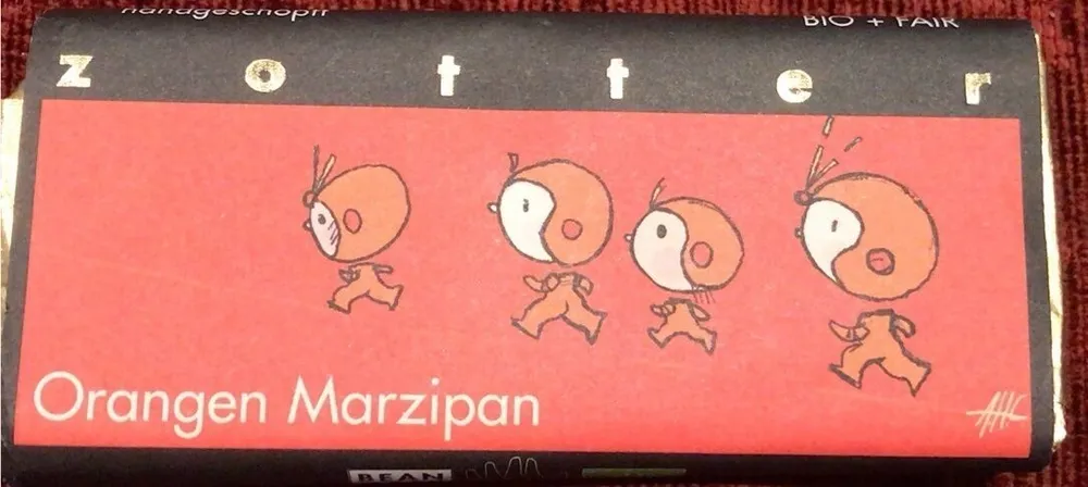 zotter Orangen Marzipan