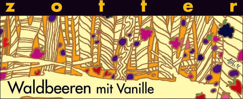 Zotter - Waldbeeren Mit Vanille, Handgeschöpft