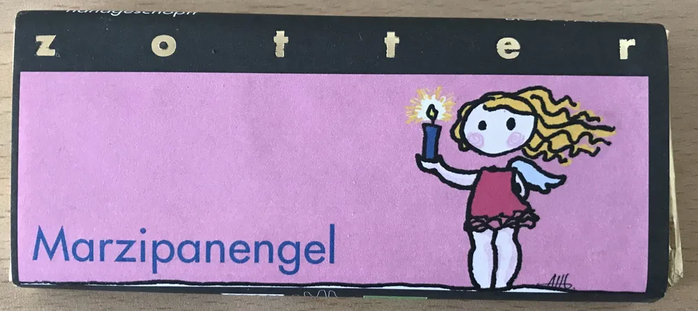 Schokolade Marzipanengel