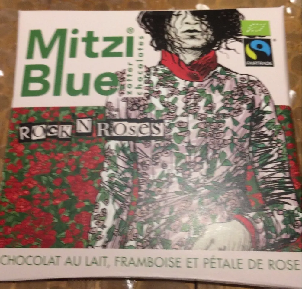 Zotter Chocolate Mitzi Blue "Rock `N Roses" Chocolate