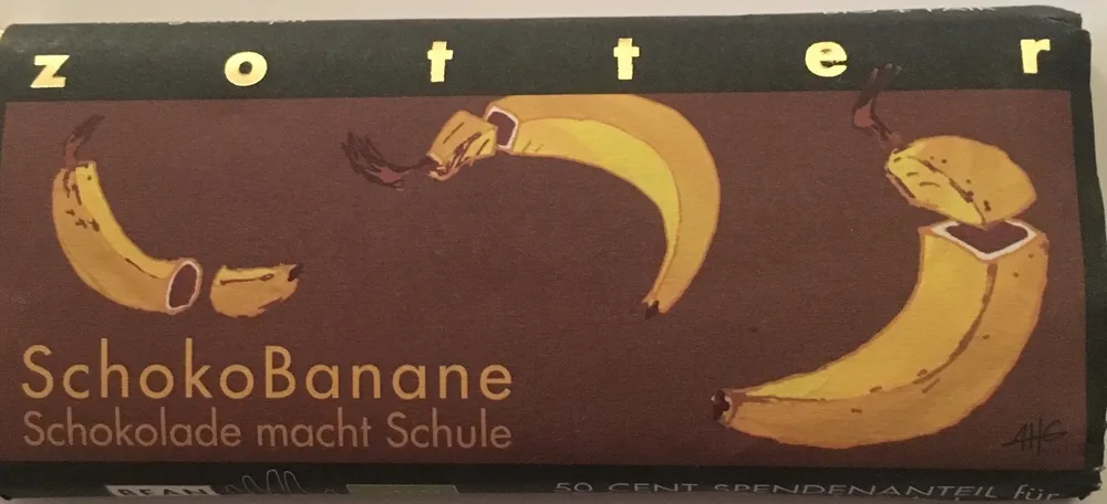 ShokoBanane - montain milk chocolate with banana