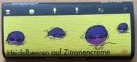 Heidelbeeren auf Zitronencreme