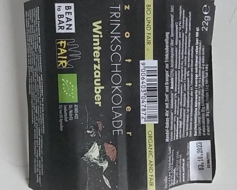 TRINKSCHOKOLADE Winterzauber