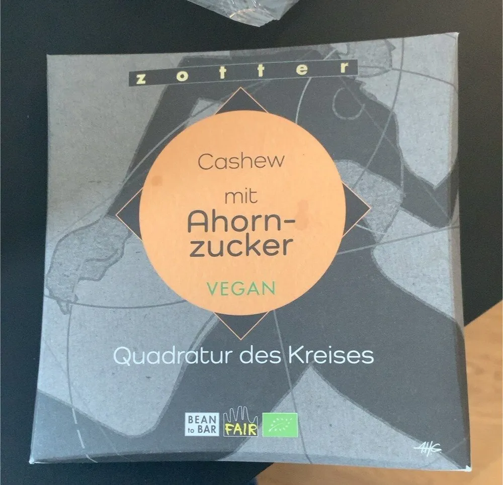 Cashew mit ahorn-zucker