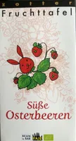 Fruchttafel, süße Osterbeeren