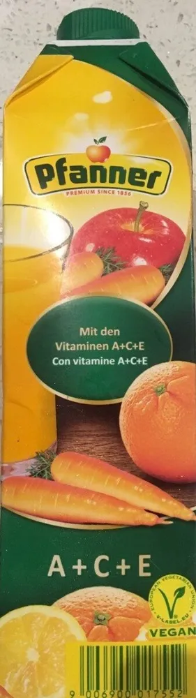 Džus s vitamíny A+C+E