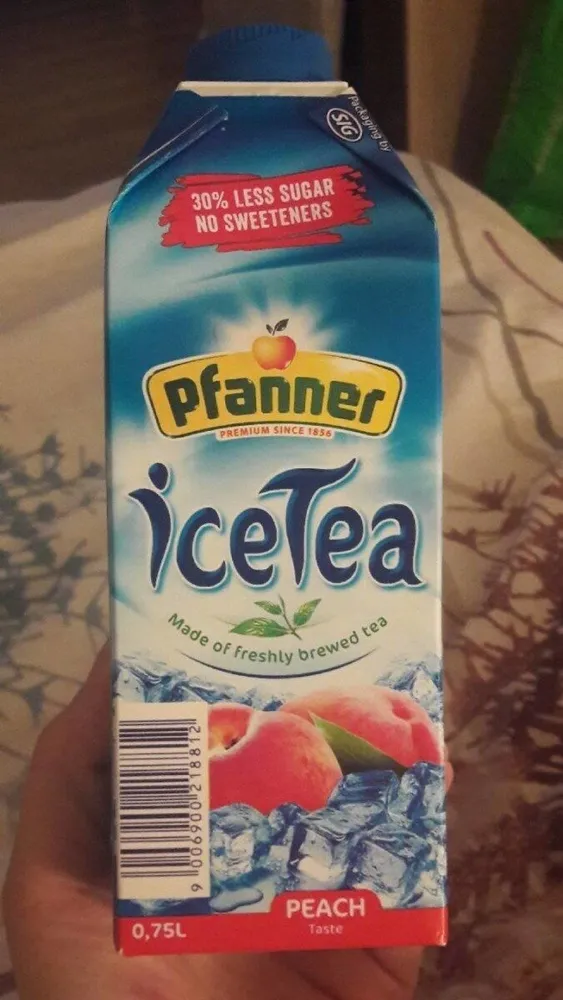 Pfanner Icetea Pfirsich