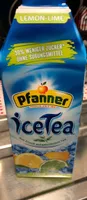 Pfanner Icetea Aus Frisch Aufgebrühten Tee Lemon Lime