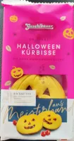 Halloween Kürbisse mit roter Ribiselfruchtfüllung