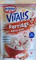 Vitalis Porridge Apfel-Zimt