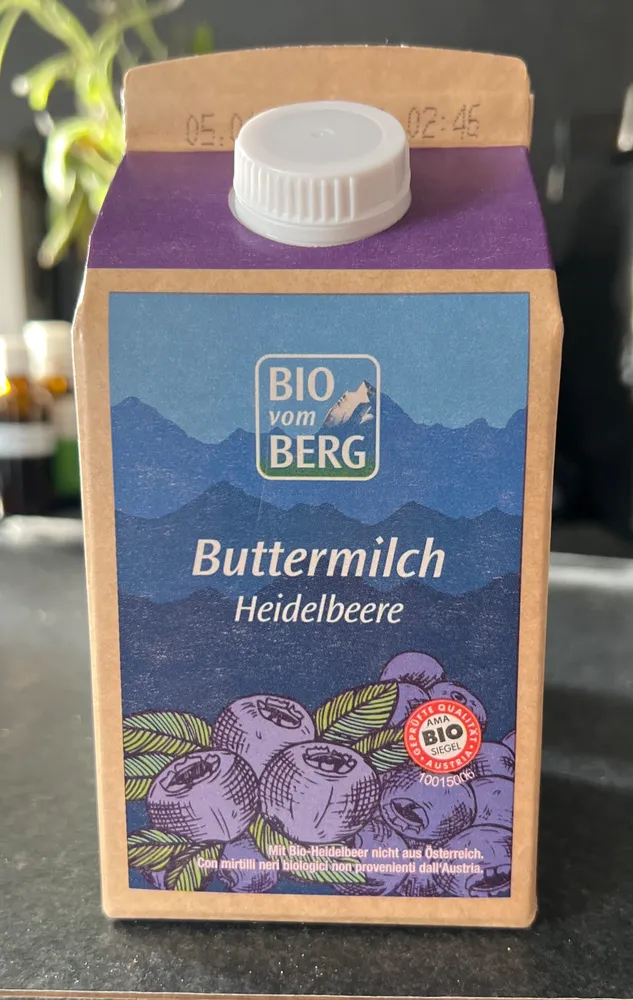Buttermilch Heidelbeere