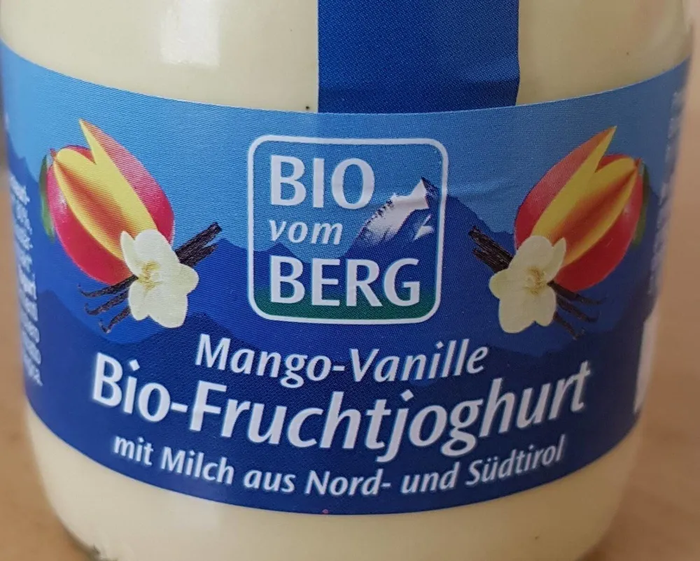 Mango-Vanille Bio-Fruchtjoghurt