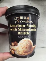 Bourbon-Vanilla with Macadamia Brittle Ice Cream