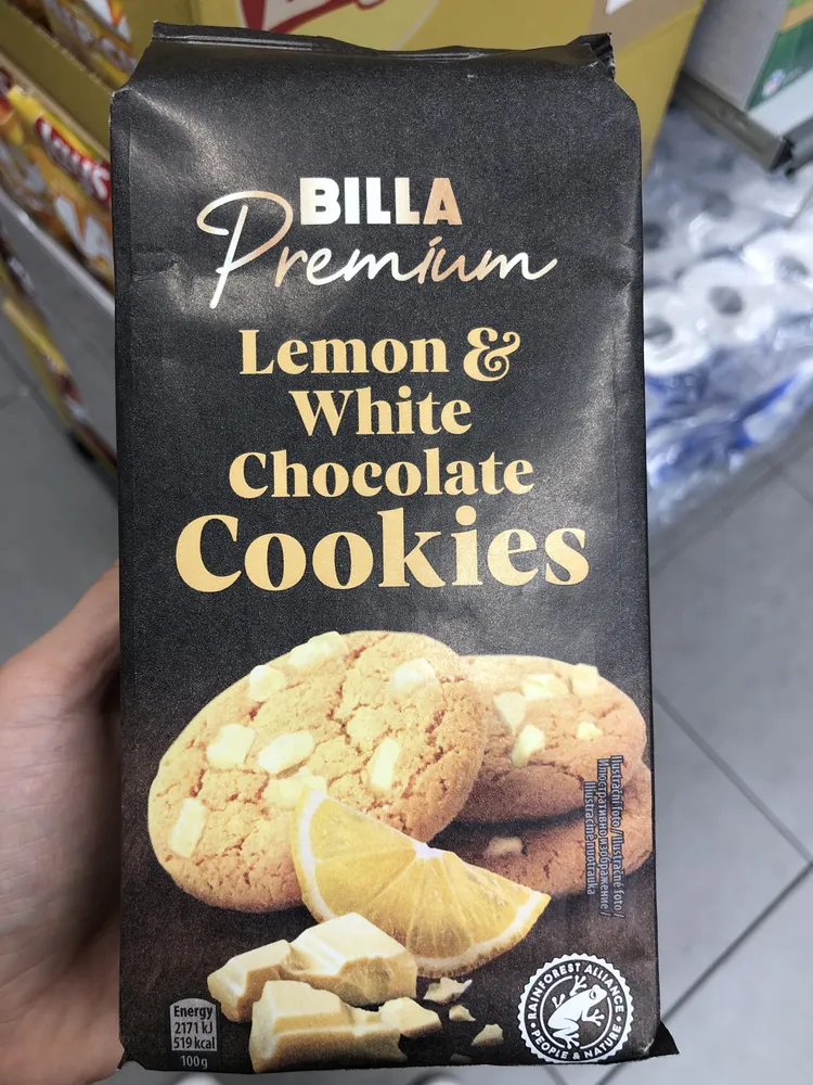 Premium Lemon & White Chocolate Cookies