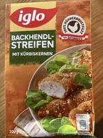 Backhendlstreifen mit Kürbiskernen