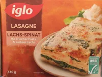 Lachs Spinat Lasagne