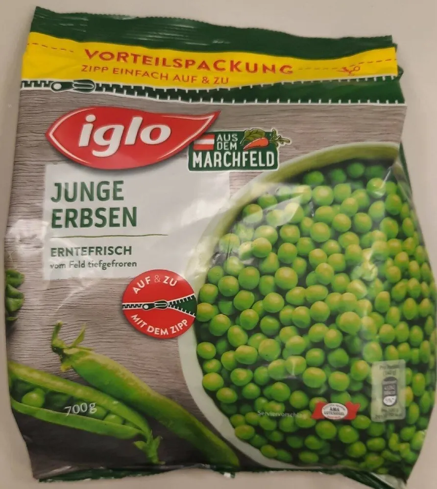 Junge Erbsen