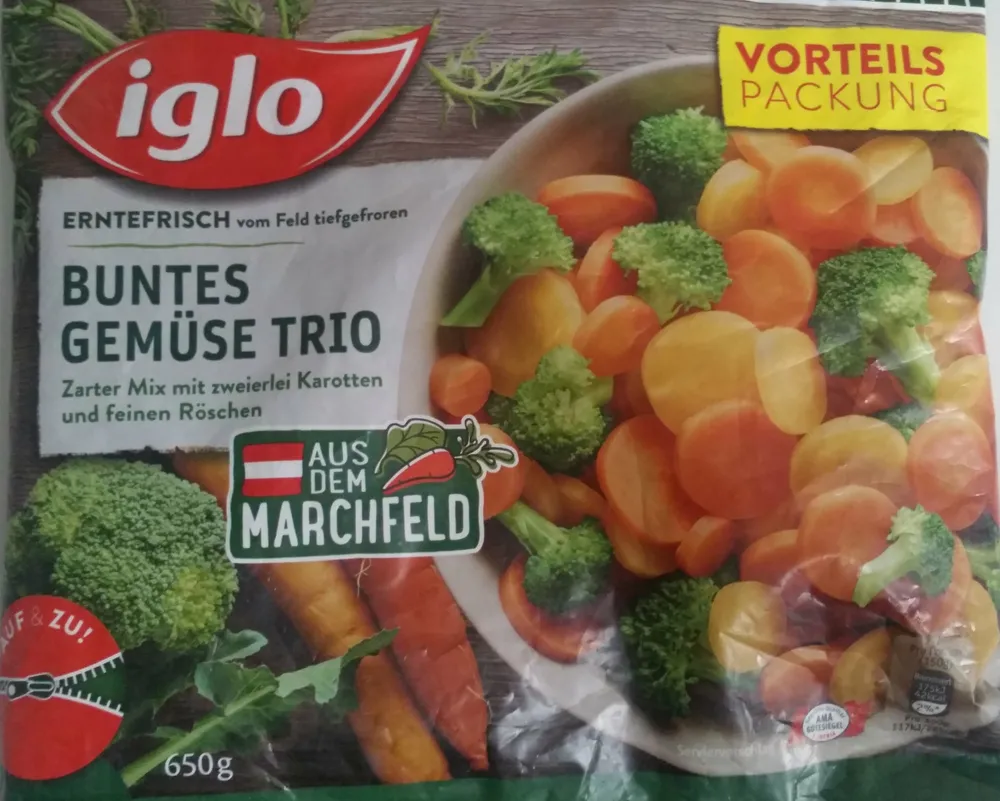 Buntes Gemüse Trio