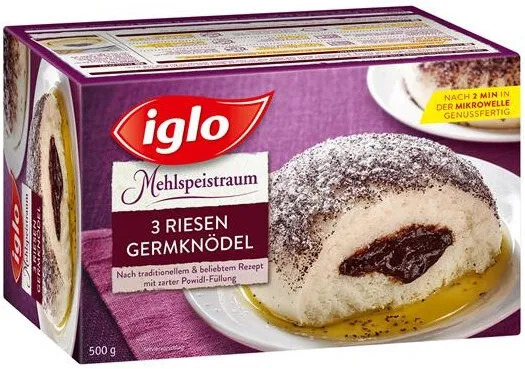 Riesen Germknödel