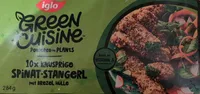 Green Cuisine - 10x knusprige Spinat-Stangerl