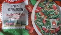 Italienische Art Blattspinat mit Tomaten