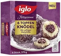 6 Topfenknödel mit saftiger Mohnfülle