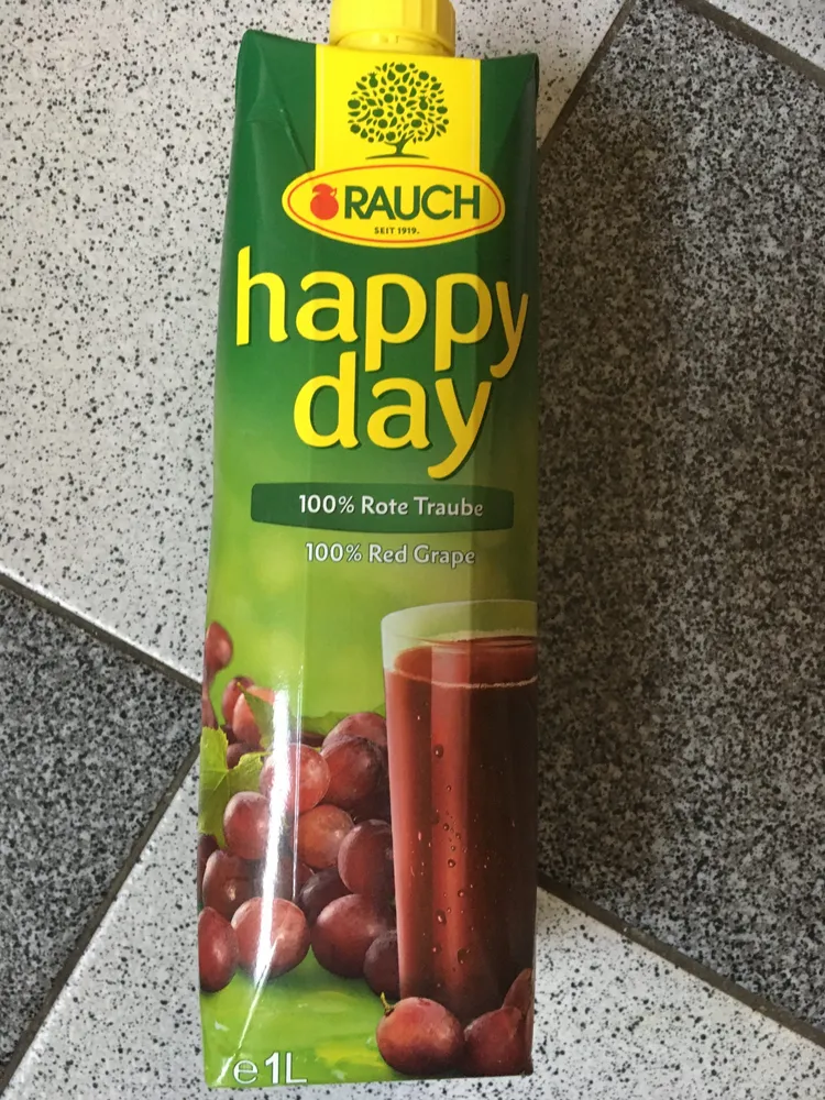 Saft Happy Day, Rote Traube