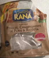 Ravioli poulet champignons ricotta