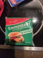 Emmentaler Schmelzkäsezubereitung