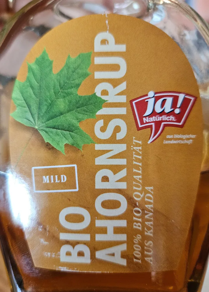 Bio Ahornsirup mild